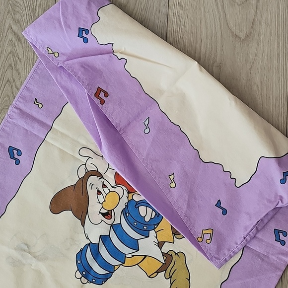 Vintage A-Fontane x Disney Snow White & The Seven Dwarves Pillow Case - Picture 4 of 9